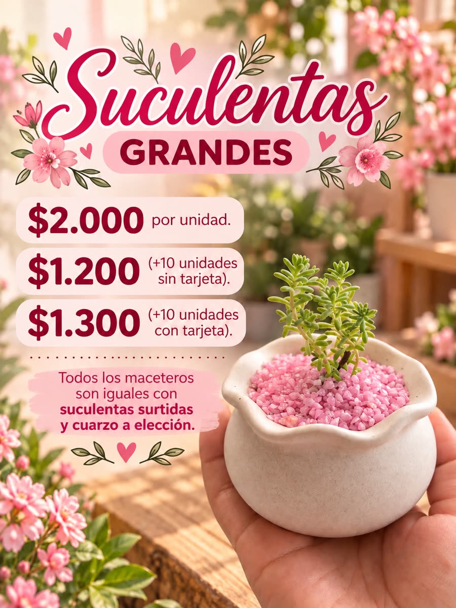 Grande en macetero ondulado: ver en grande